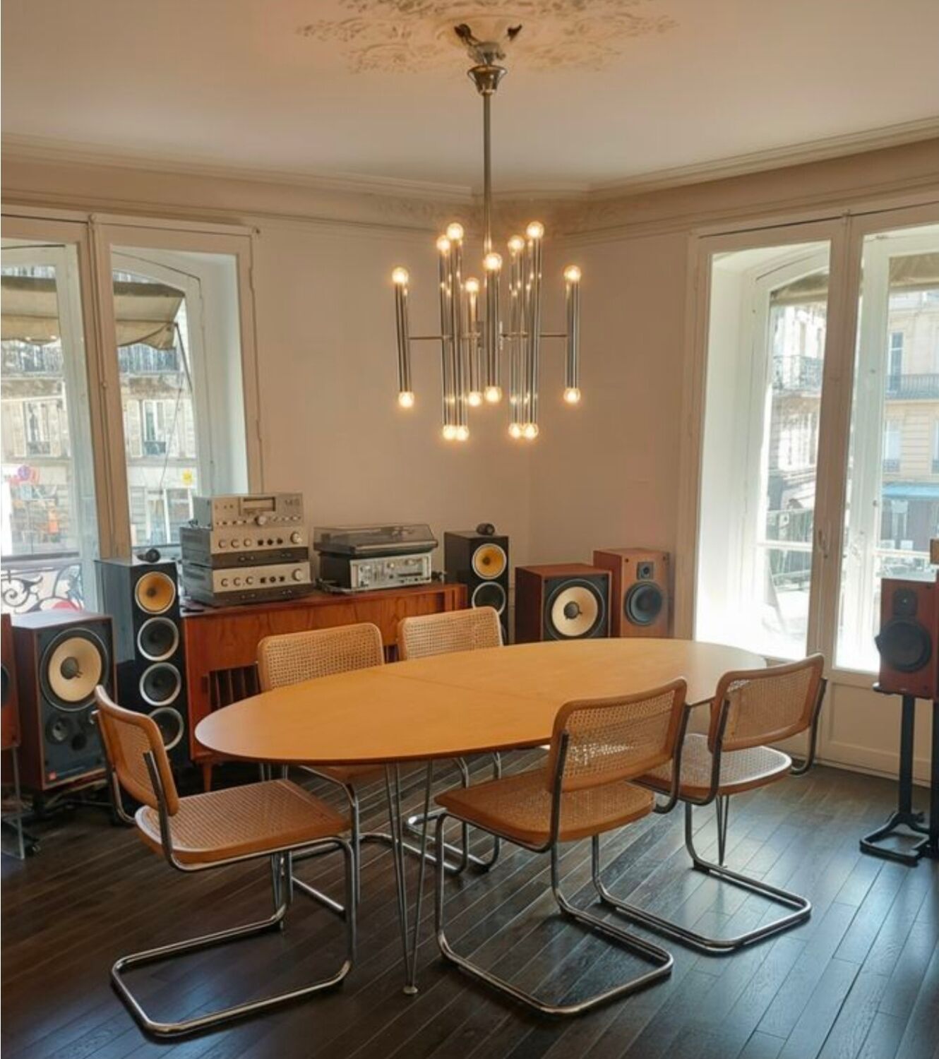 Cesca b32 Chair, Light Beech - Marcel Breuer - Stamped (12 available)