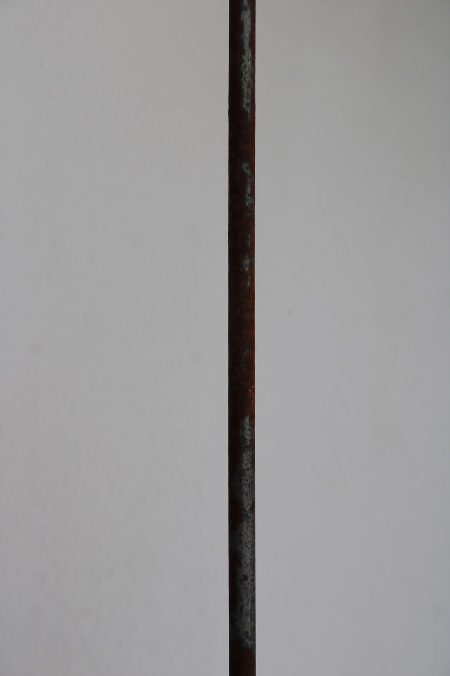 Former metal newspaper display