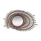 Vintage rattan mirror 'ortf'