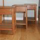 Tabouret/chevet chêne reconstruction