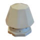 Vintage opaline and porcelain ceiling lamp