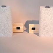Pair of modernist wall lights 1950/1960 in metal and perspex.