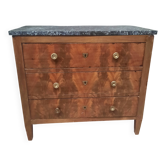 Nineteenth-century veneered commode