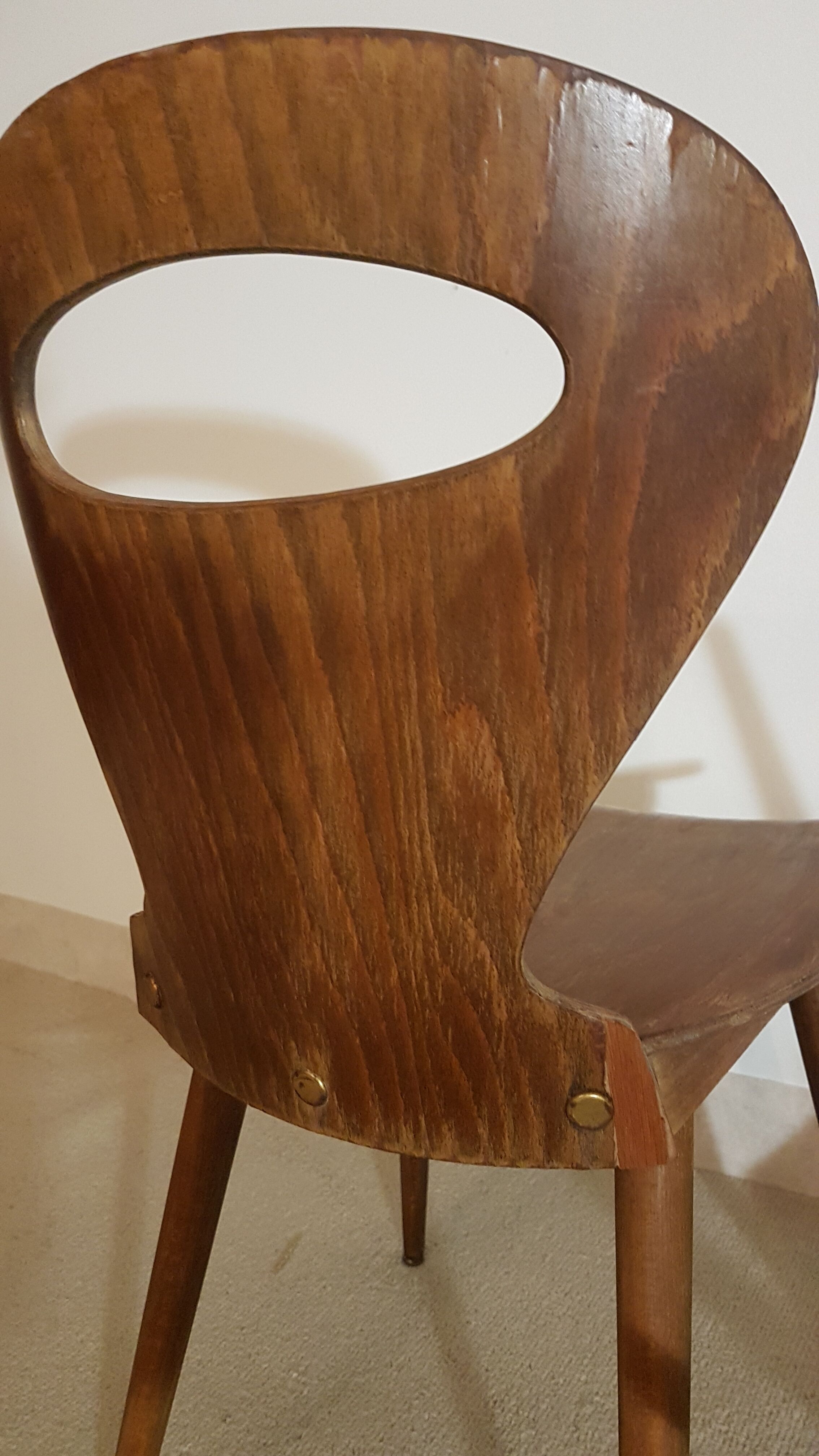 Pair of Chairs Baumann model "ant"