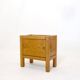 Solid wood planter from the 1970s-1980s.