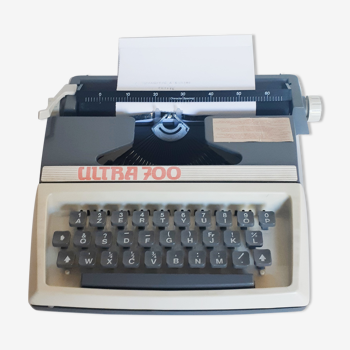 Typewriter for children "ultra 700", toy, vintage