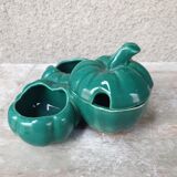 Service céramique vintage moutardes sel poivre