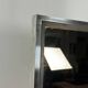 Italian vintage Romeo Rega chrome and brass mirror from 70s