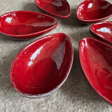 Ramequins en faïence de Charolles, années 70