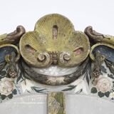 Painted Folk Art Bridal Cupboard