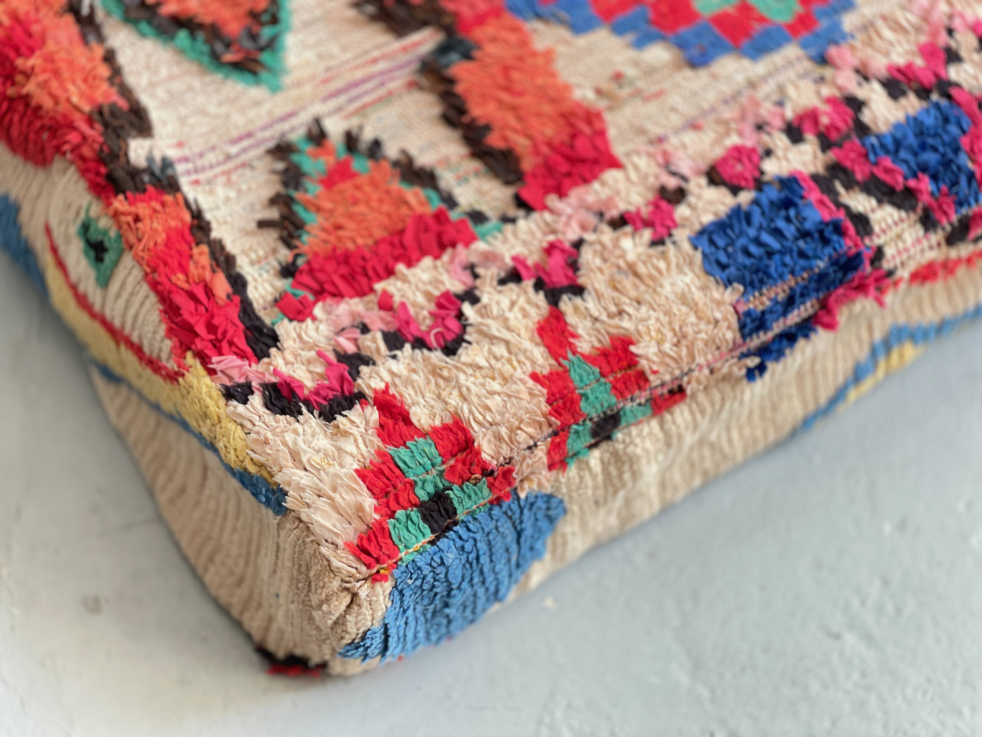 Pouf berbère Marocain Kilim XL