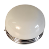 Ceiling lamp opaline glass and chrome metal – 70s