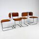 Set of 4 Mid-Century Gispen 101 Dining Chairs, 1940s