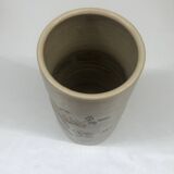 Vase manchette à l’oiseau en grès belge Lardinois