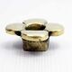 Bronze flower candle holder 1960
