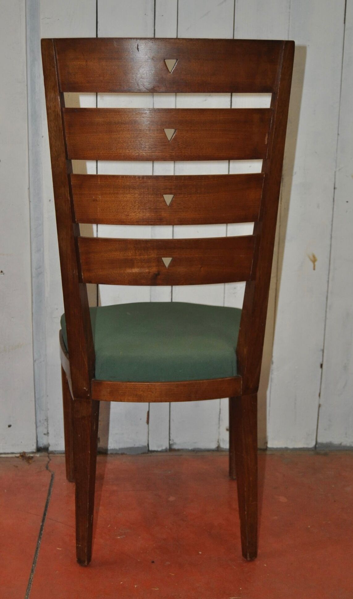 Series of 10 rosewood chairs