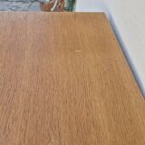 Vintage modernist design oak desk 1950s