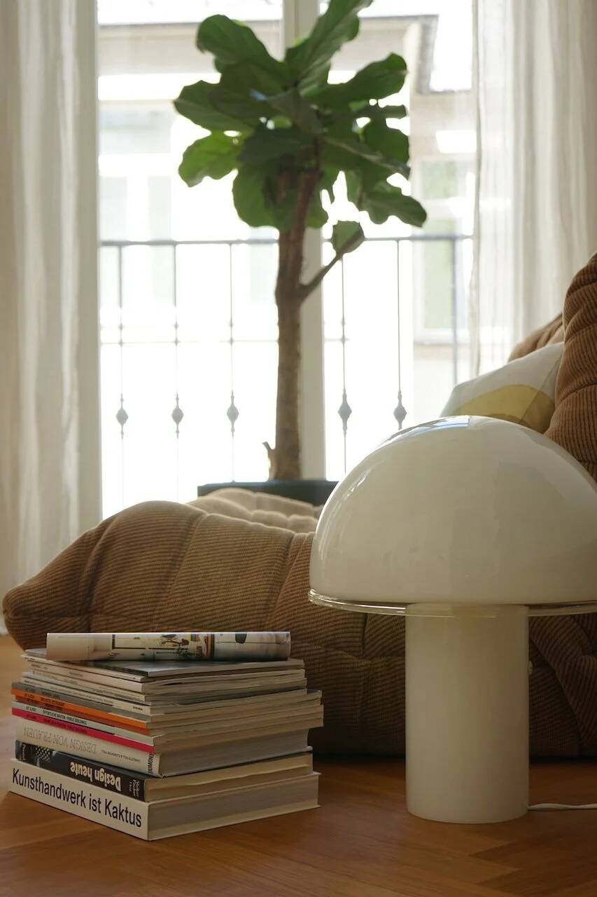 Table lamp by Luciano Vistosi for Vetreria Vistosi