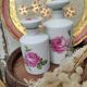 Antique white porcelain bottles