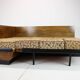Rare Fabric Folding Sofa by Halabala for UP. Zavody, 1953, Czechoslovakia