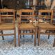 Set of reconstruction chairs