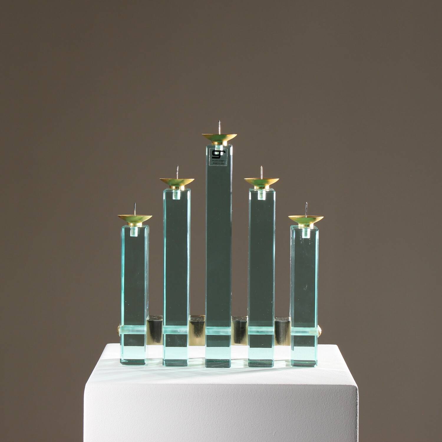 Sculptural Candle Holder by Luigi Massoni for Gallotti & Radice | Italy 198