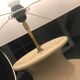 Lampe Roche Bobois avec abat jour réglable en hauteur et orientable