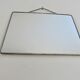 Very old XXL barber mirror with chain, art deco 40s 50s