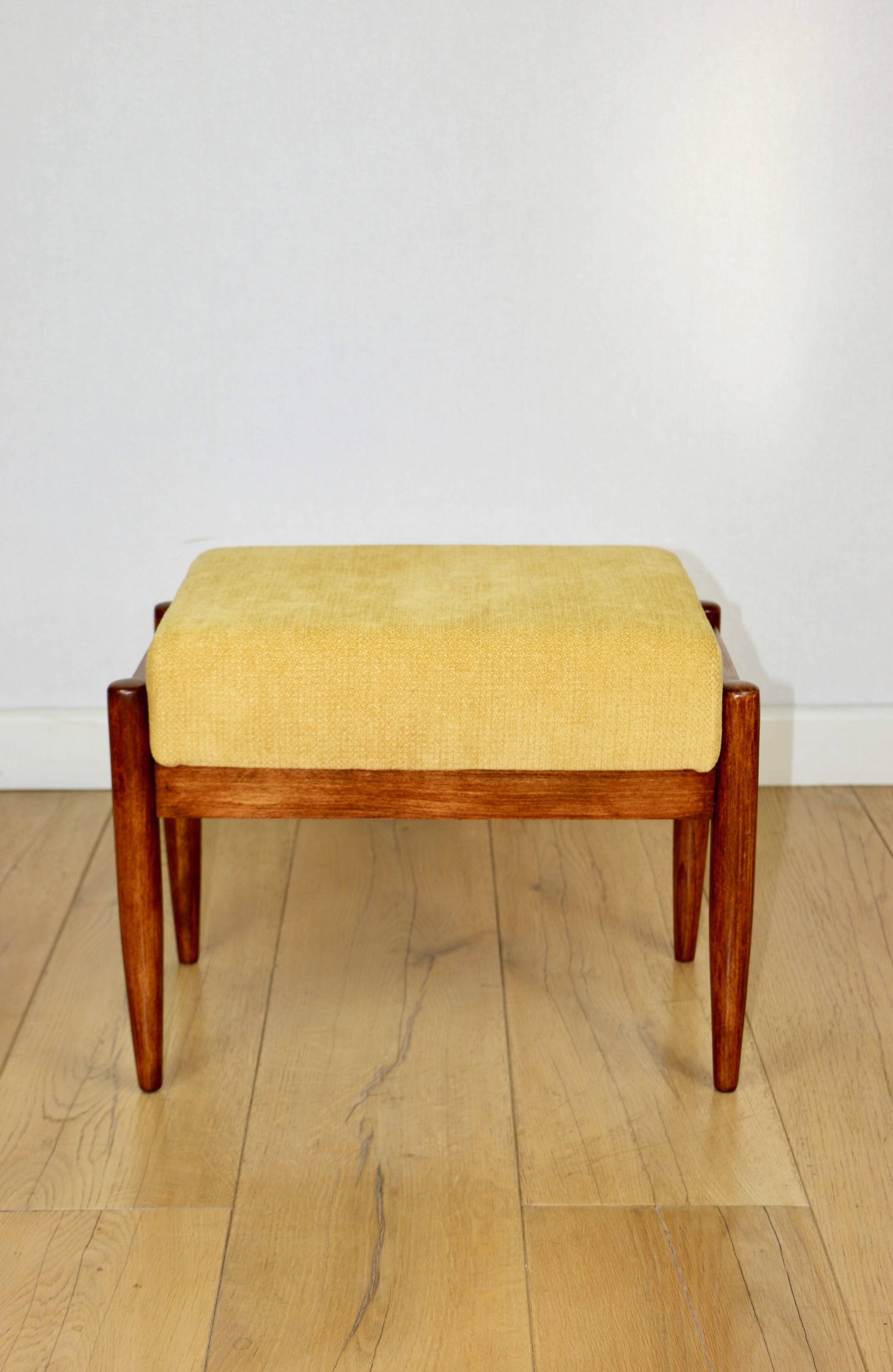 Edmund Homa stool yellow cream structural seat