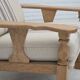 Années 1970, fauteuil danois, laine d'ameublement, bois de chêne massif.