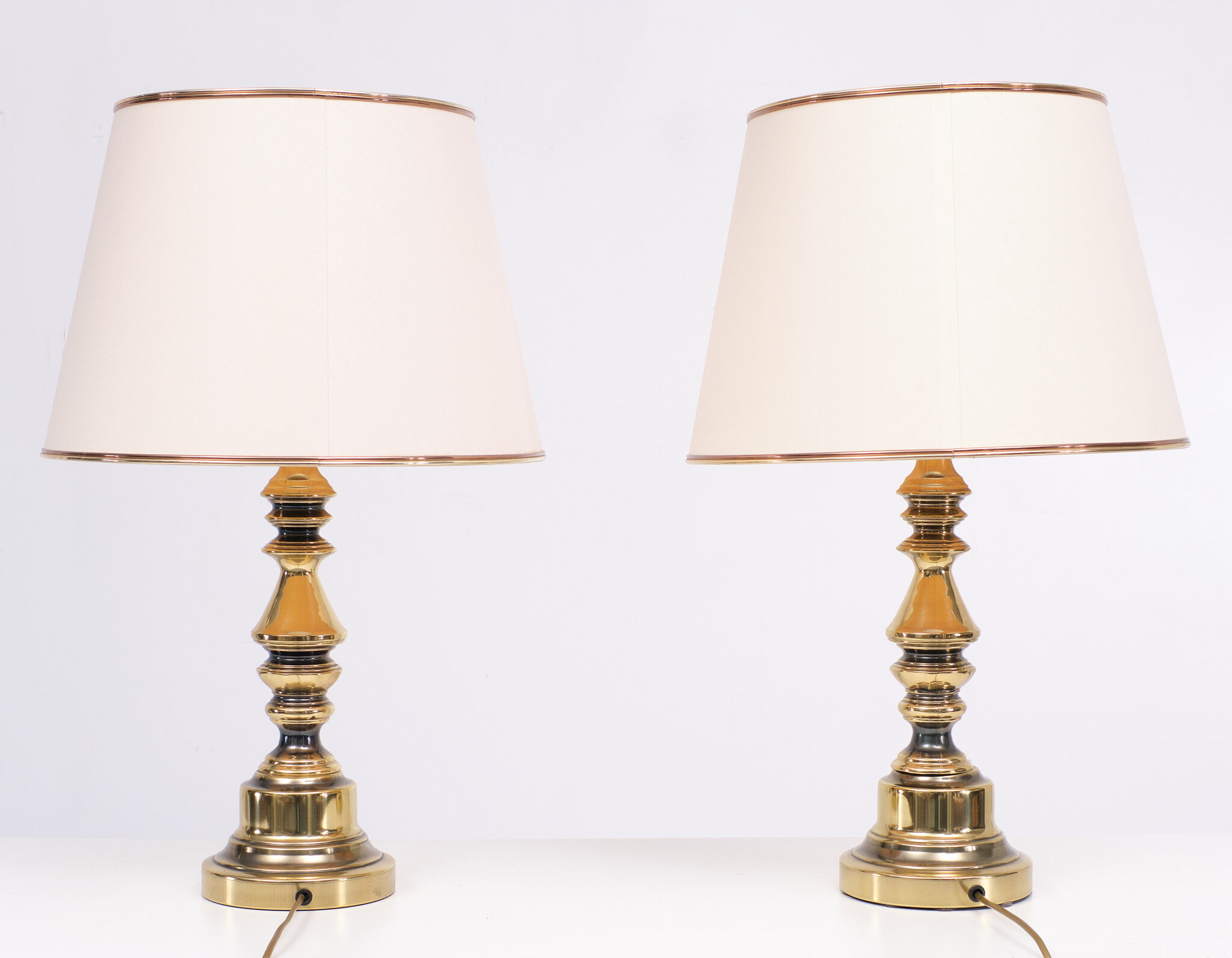 Table lamps, USA, 1970s, set of 2