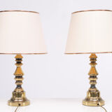 Table lamps, USA, 1970s, set of 2