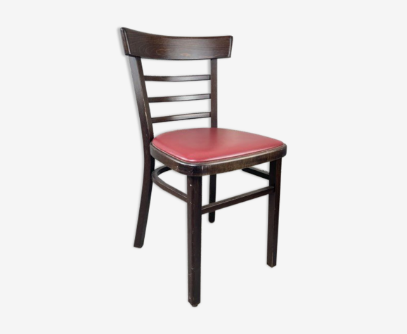 Chaise bistrot classique rouge