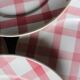 A set of 6 flat plates Nappe Rose Moulin des Loups