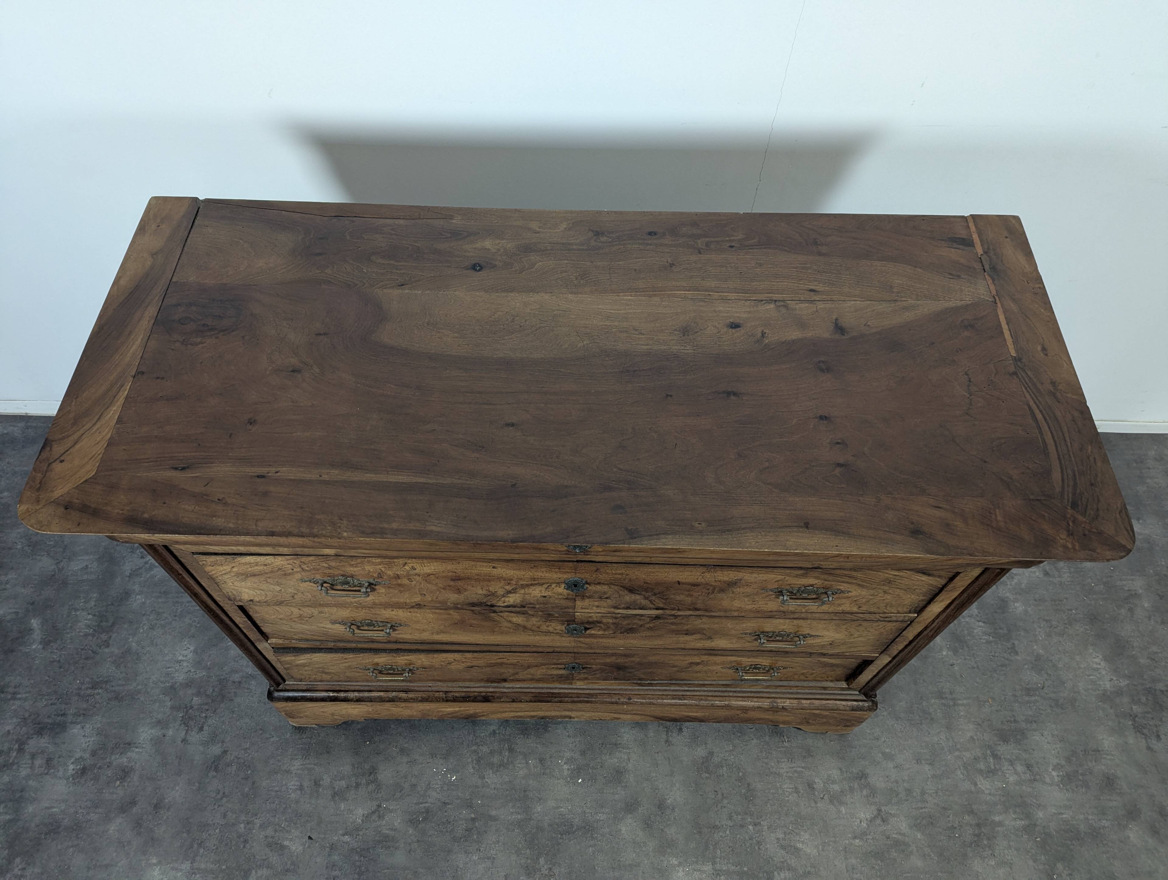 Flamed Mahogany Commode from the Louis Philippe period