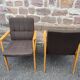 Pair of armchairs scandinavian lounge chairs 60s fröscher kg