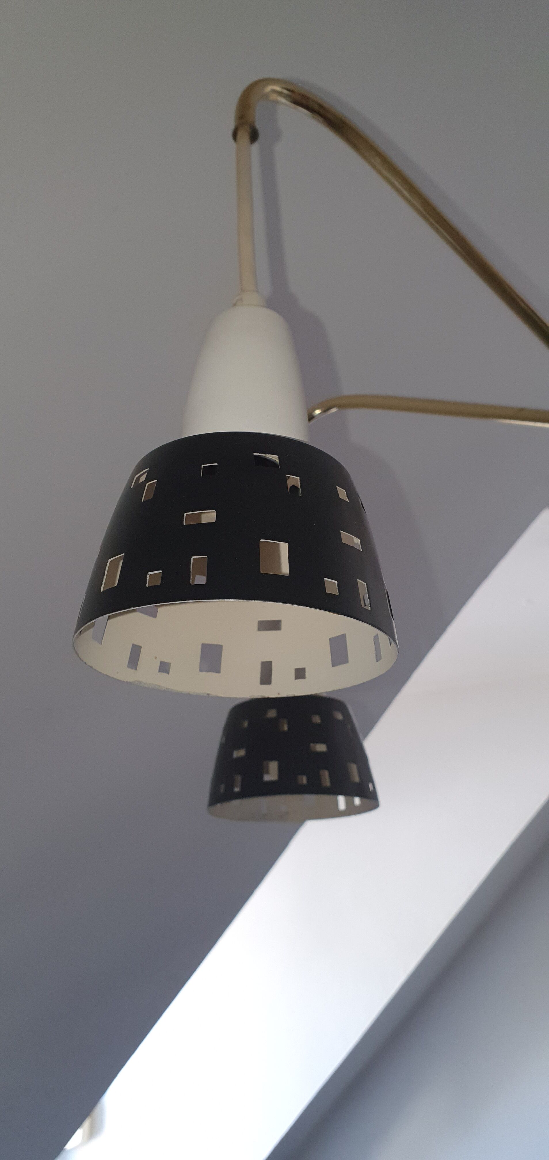 Modernist 1960s ceiling light