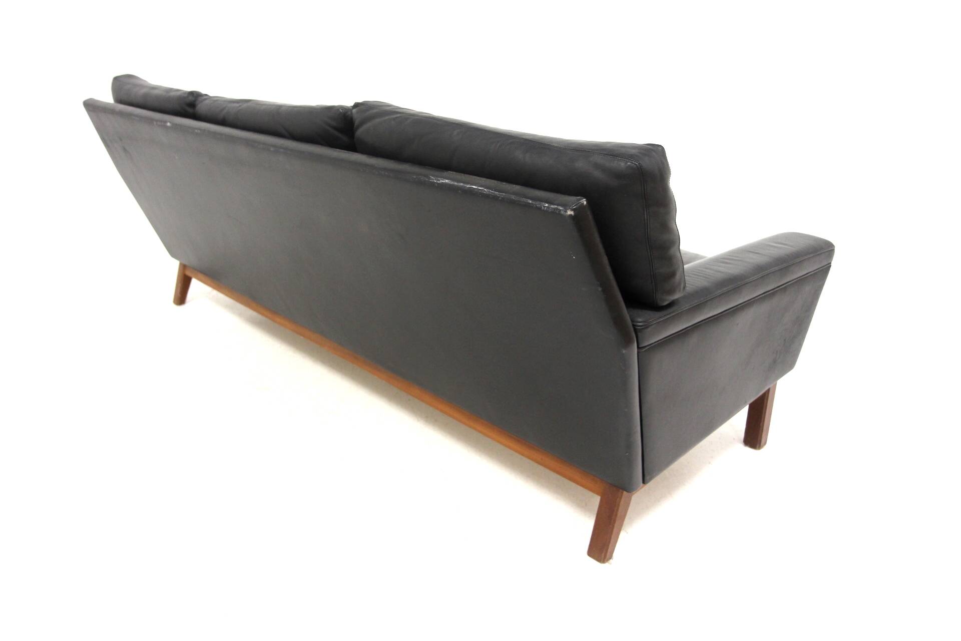 Canapé scandinave "Åland" en cuir, Möbel-Ikéa, Suède, 1960