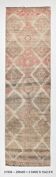 3x10 Brown Tones Oushak Runner Rug, 85x299Cm