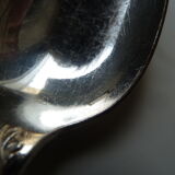 Lot 12 old silver metal spoons Christofle marly model floral decoration