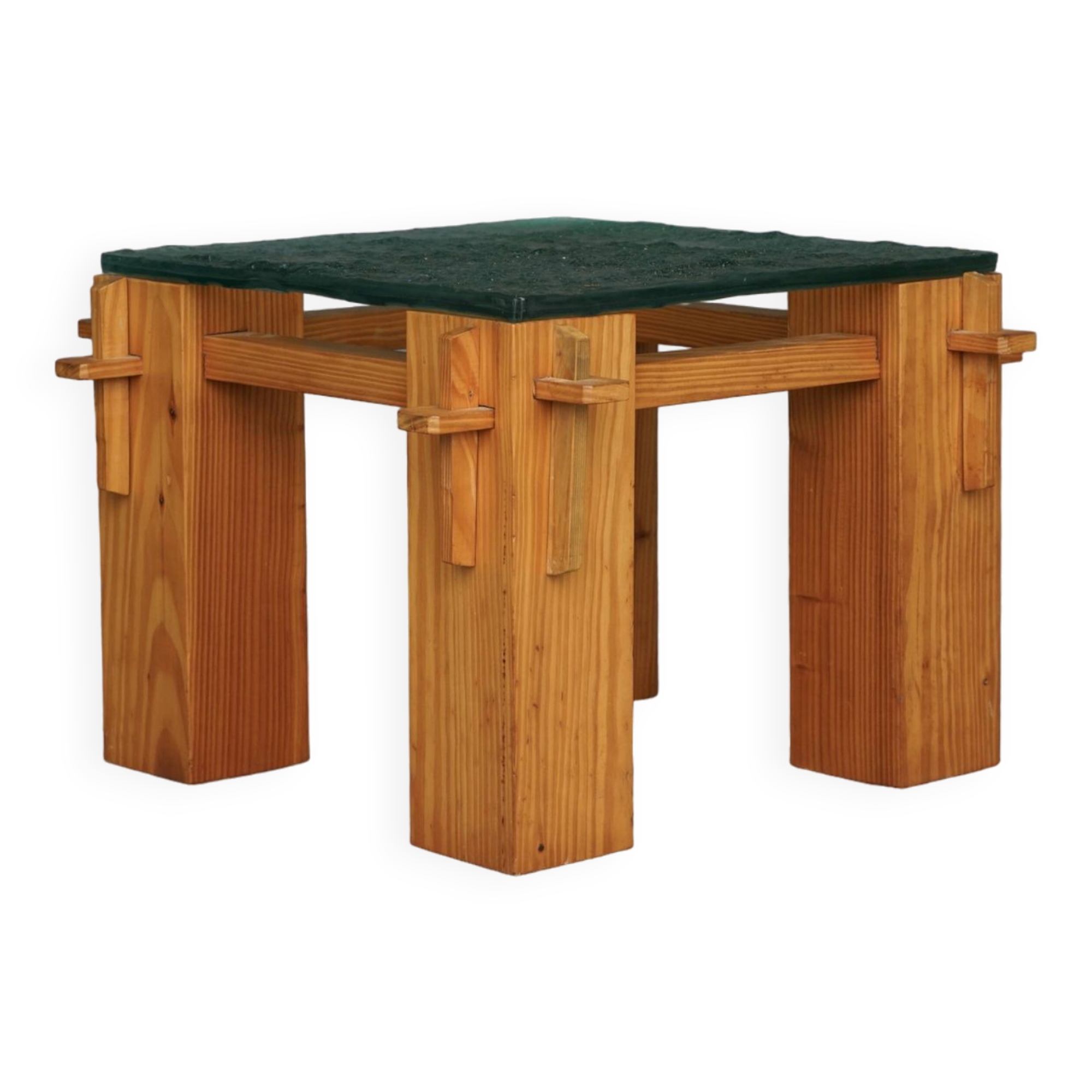 Table Basse en Pin, années 1970