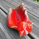 Vallauris ceramic conch shell empty pocket