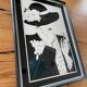 Antique pen and ink art deco fashion designs by ljgreen