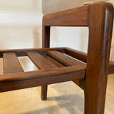 Scandinavian glass and teak table