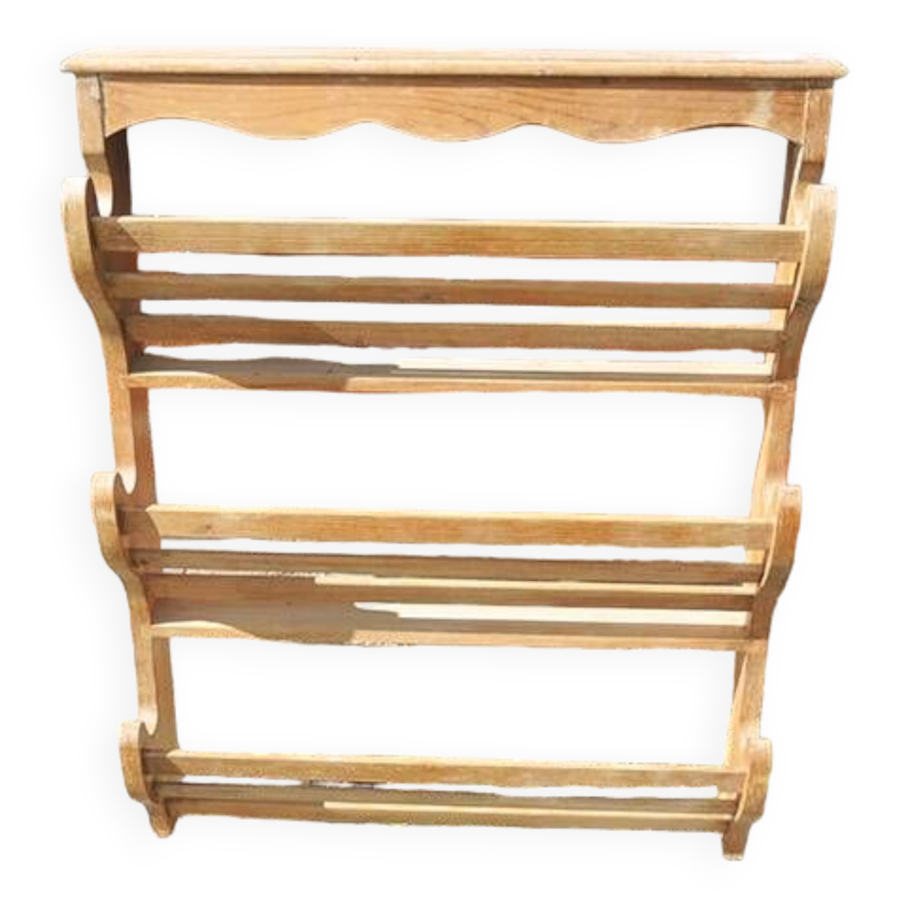 Grand Vaisselier De Poupée Ancien – Fabrication Française – 63x49x17 Cm
