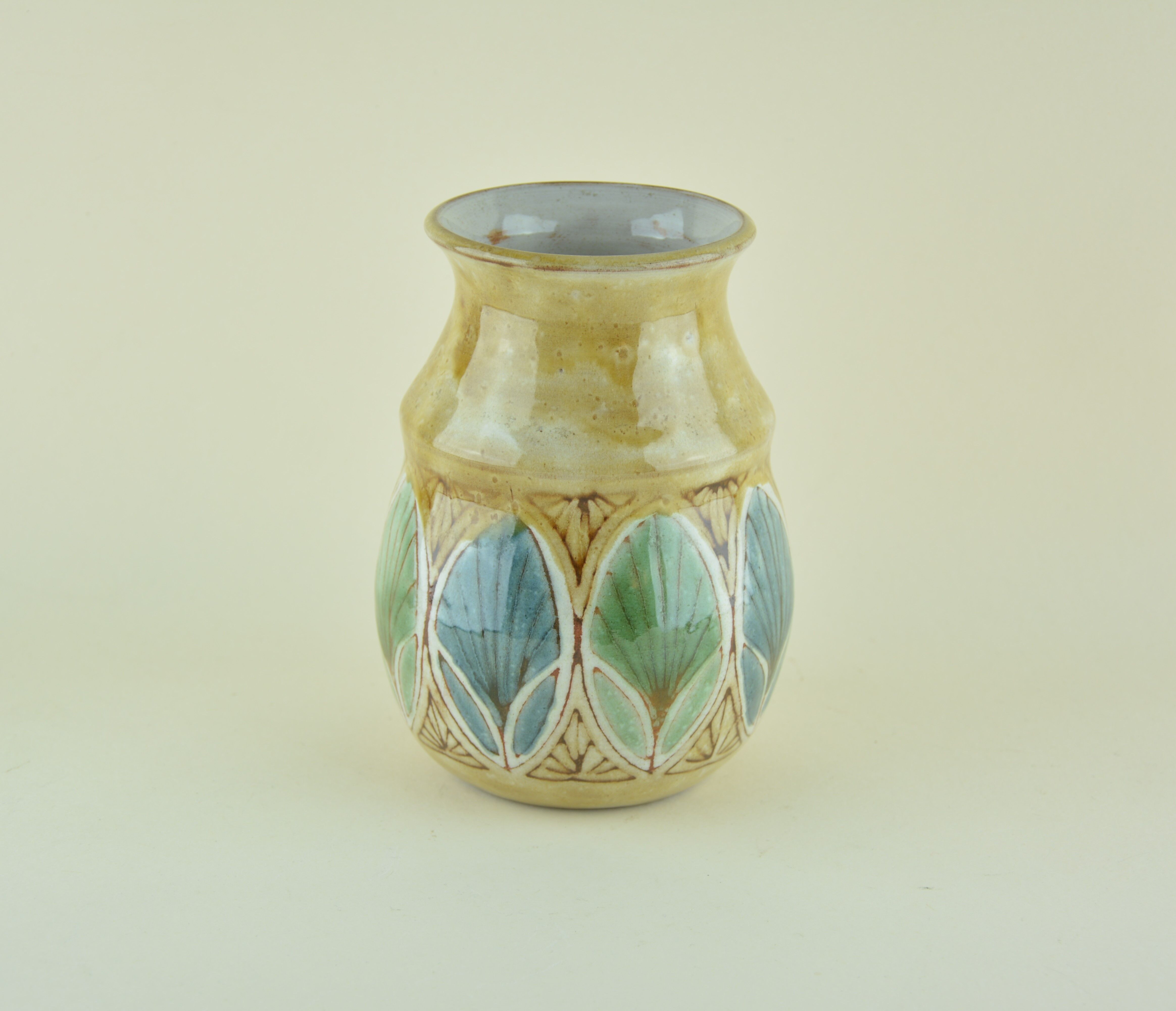 Vase à décor stylisé Jean-Claude Malarmey