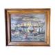 Tableau marine la Rochelle signé