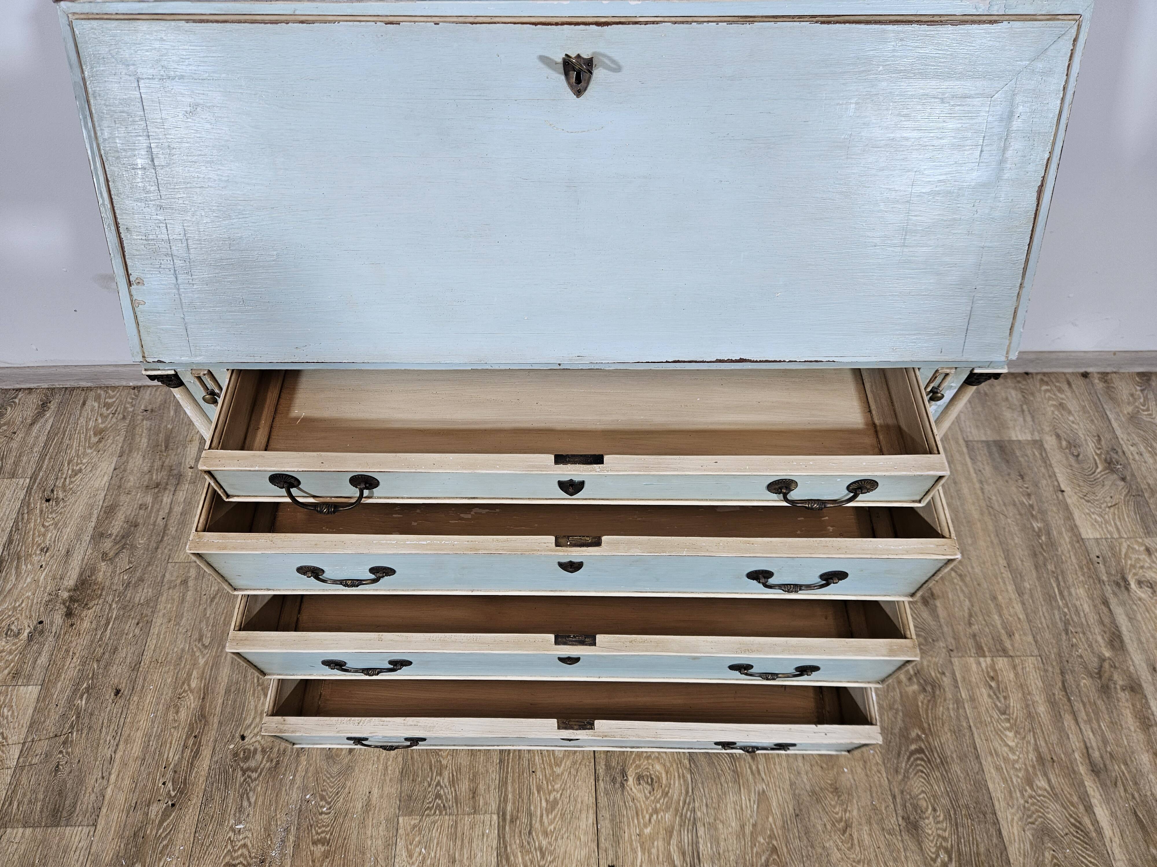 Secretary with a Biedermeier extension, Bookcase, first half of the 19th