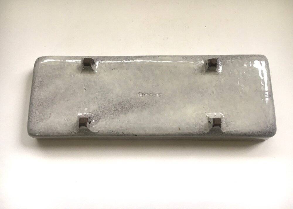 Art Pottery Studio Handmade Dish by Tieberghien, Belgium, 1960s