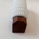 Pair of vintage wall lights, teak and opaline, Philips Netherlands 1950